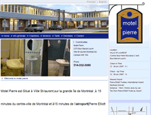 Tablet Screenshot of motel-pierre.ca